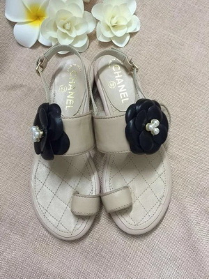 chanel flip flops womens